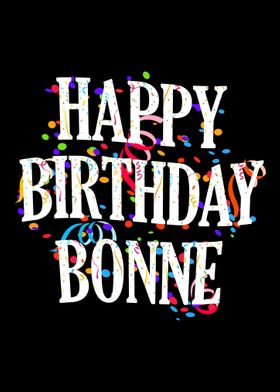 Happy Birthday Bonne