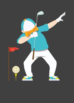 Dabbing Golf Dab Dance