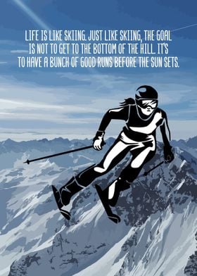 Ski Winter Sports Wall Art