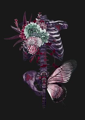 Floral Skeleton