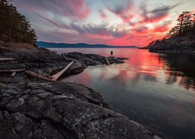 red stone cloud beach