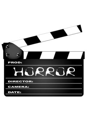 Horror Movie Clapperboard