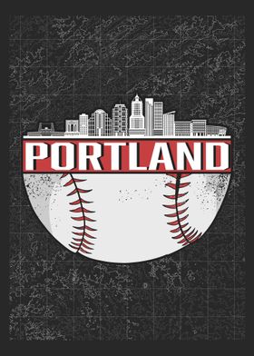 Portland Baseball Skyline