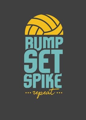 Girls Volleyball Bump Set