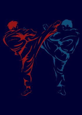 Karate Fighters Black Belt