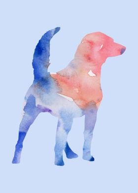 Watercolor Dog