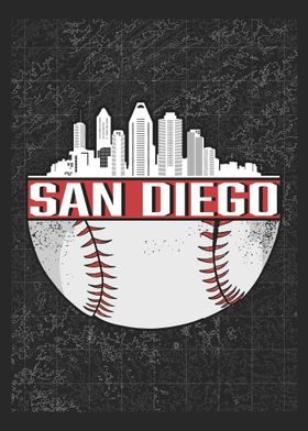 San Diego Baseball Skyline