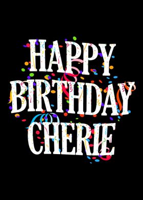 Happy Birthday Cherie