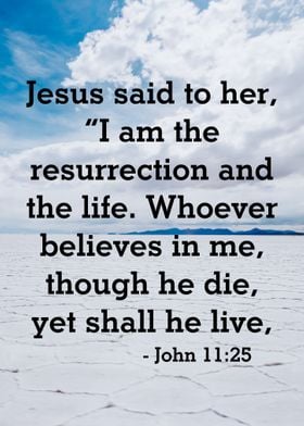 John 11 25 Bible Verse