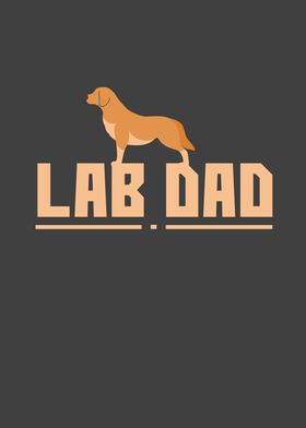 Lab Dad Yellow Labrador