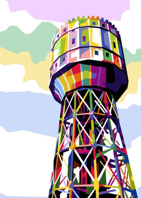 POP ART BIG WATER TOWER