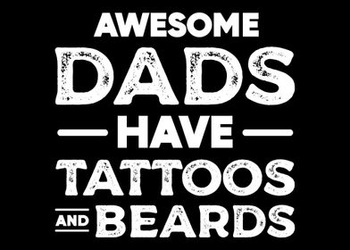 Tattoos and Beards Bearded