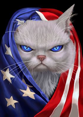 White Cat USA Patriot