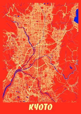 Kyoto Retro City Map