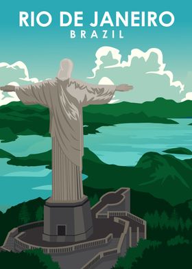 Rio De Janeiro Travel Art