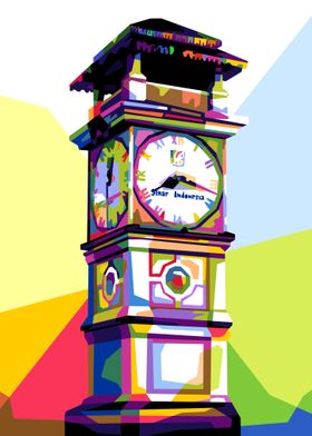 BIG BEN POP ART PORTRAIT 