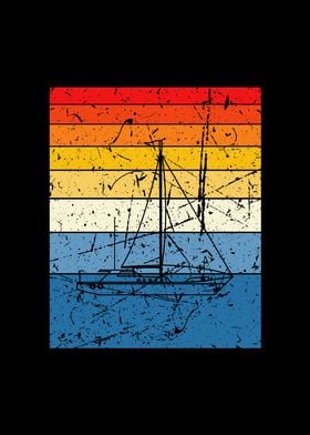 Sailing Ship Retro Vintage