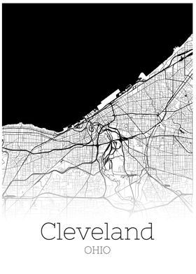 Cleveland Ohio city map