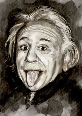 Einstein Watercolor