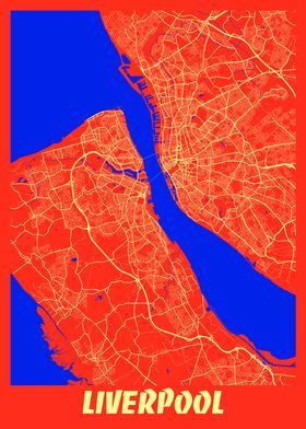 Liverpool Retro City Map