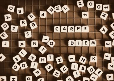 Carpe Diem Scrabble