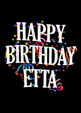 Happy Birthday Etta