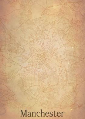 Manchester England Map