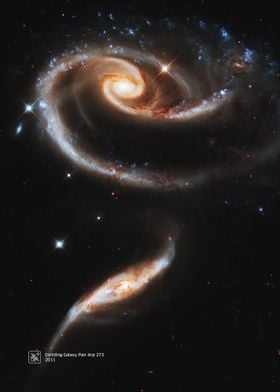 Colliding Galaxy Pair Arp