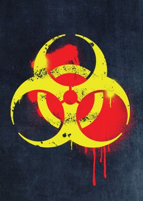 Biohazard Toxic Waste Logo