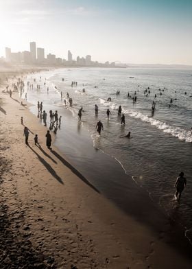 Durban Beach Scene