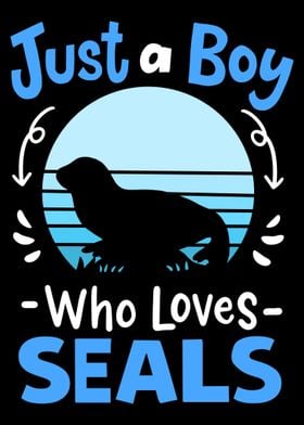 Seal Seal Lover Retro