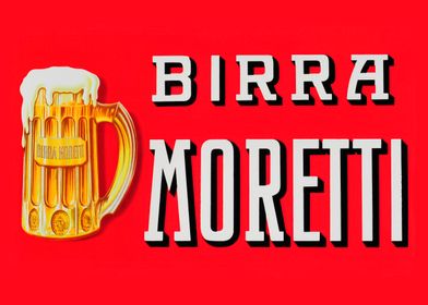 Birra Moretti Old sign 1