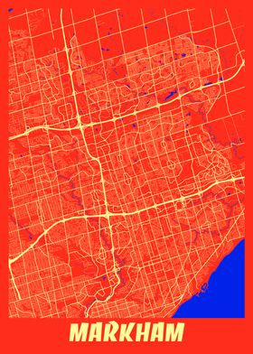 Markham Retro City Map