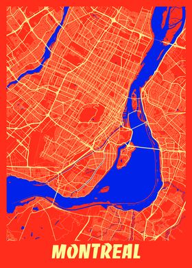 Montreal Retro City Map