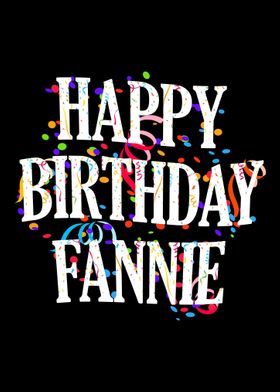 Happy Birthday Fannie