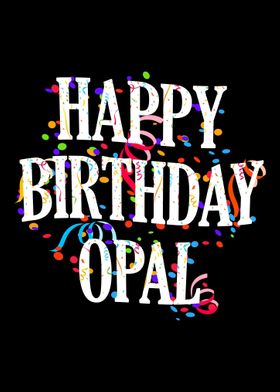 Happy Birthday Opal