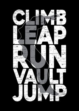 Climb Leap Run Vault Jump