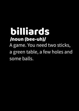 Billiards Definition