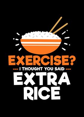 Rice Extra Rice Asian