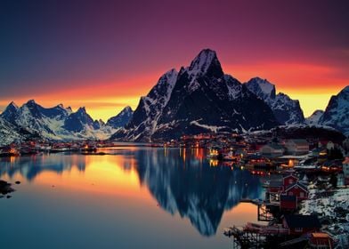 Norway Aurora Island Night
