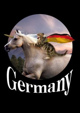 Cat Horse Unicorn German