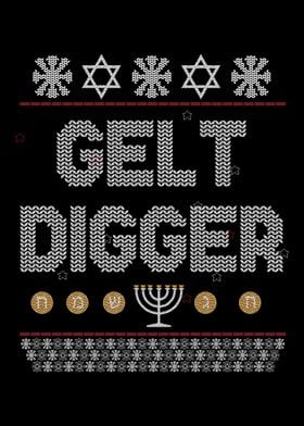 Gelt Digger Hanukkah Jew