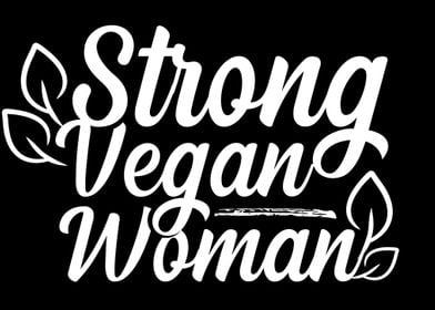 Strong Vegan Woman