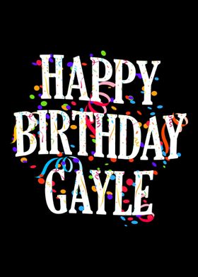 Happy Birthday Gayle