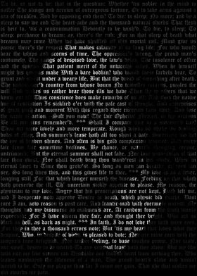 Shakespeare Text Portrait