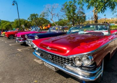 Colorful cars