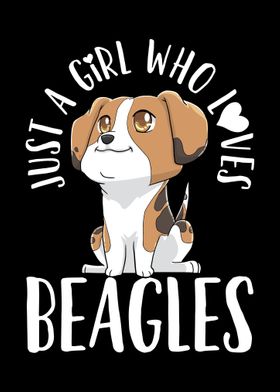 Beagle Dog Lover Kawaii