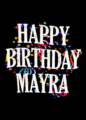Happy Birthday Mayra