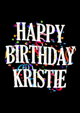 Happy Birthday Kristie