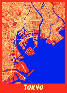 Tokyo Retro City Map